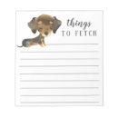 Search for dachshund notepads Cute
