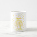 Search for cartoon robot mugs Happy