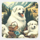 Search for great pyrenees stickers Puppy
