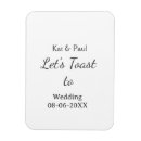 Search for toast magnets Calligraphy typography elegant romantic
