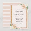 Search for blush and rose gold wedding invitations Chic