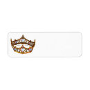 Search for tiara return address labels Crown