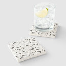 Search for black and white marble coasters Granite