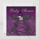 Search for baby shower halloween invitations Purple