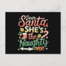 Search for naughty santa postcards Funny