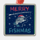 Search for fish christmas tree decorations Santa