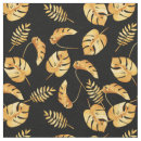 Search for leaves pattern fabric Gold