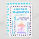 Search for boy carousel invitations Circus