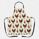 Search for rooster chicken aprons Watercolor