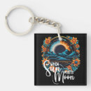 Search for floral nature key rings Sun