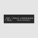 Search for sales name tags Black and white