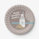 Search for milk and cookies plates Birthday