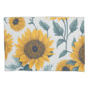 Search for sunflower pillowcases Floral pattern