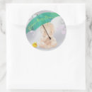 Search for umbrella baby shower stickers Vintage