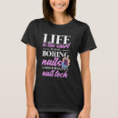 Search for nail tech tshirts Short
