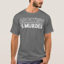 Search for abortion is murder tshirts God