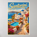 Search for santorini travel posters Summer