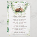 Search for woodland animals baby shower games Greenery
