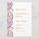 Search for paisley bridal shower invitations Indian