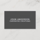 Search for carpentry business cards Construction handyman