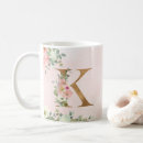 Search for monogram k mugs Elegant