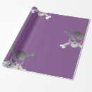 Search for purple skulls wrapping paper Fun