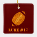 Search for football jersey christmas tree decorations Number