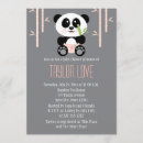 Search for pink panda invitations Bamboo