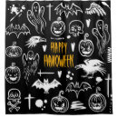 Search for vintage halloween shower curtains Illustration