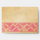 Search for damask pattern cards invites Pink