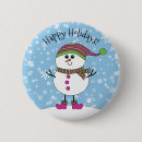 Search for happy snowman badges Cute