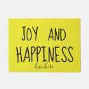 Search for bright yellow doormats Cheerful
