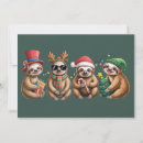 Search for funny sloth christmas cards Festive