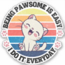 Search for awesome cat stickers Pet