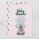 Search for cute koala baby shower invitations Flowers