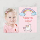 Search for rainbow thank you cards Little girl