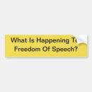 Search for freedom of speech bumper stickers Democracy