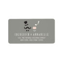 Search for lips return address labels Moustache and lips