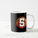 Search for number five mugs Birthday