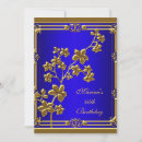 Search for royal blue 40th birthday invitations Party