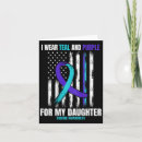 Search for purple awareness ribbon cards Semicolon
