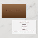 Search for brown business cards Masculine