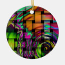 Search for psychedelic christmas tree decorations Yellow