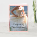 Search for chief bridesmaid cards Party
