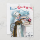 Search for baking girl vintage postcards Old fashioned thanksgiving