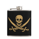 Search for pirate flasks Skull and crossbones
