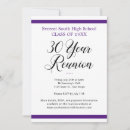Search for purple and white invitations Simple