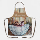 Search for white lace aprons Rustic