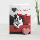 Search for bulldog valentines day cards Red