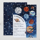 Search for outer space baby shower invitations Over the moon